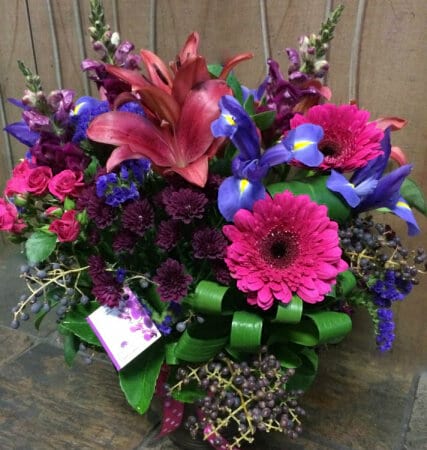 Fishbowl Vase Arrangement