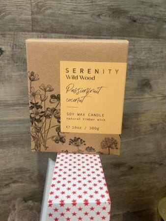 Passionfruit Coconut Wood Candle