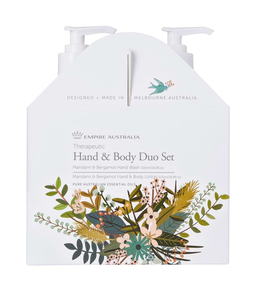 Mandarin & Bergamot Hand/Body Care Duo Set 500ml