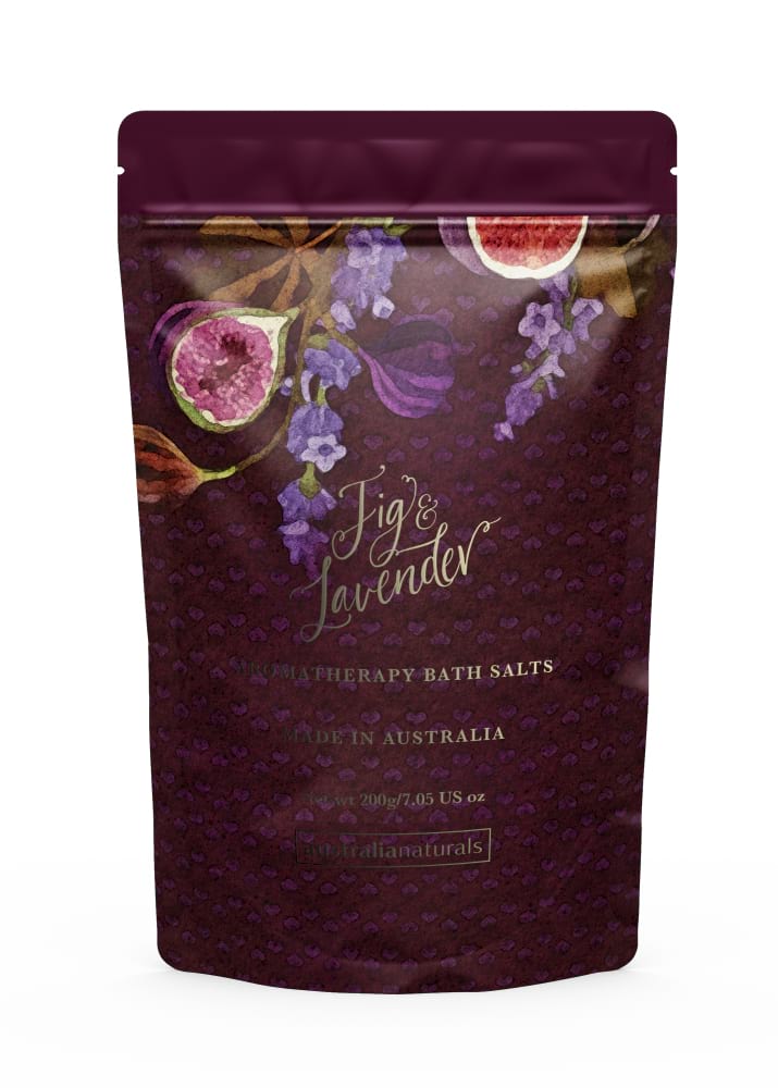 Fig and Lavender Aromatherapy Bath Salts 