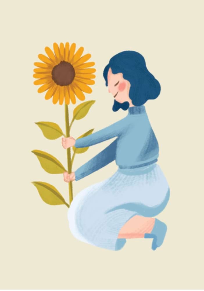 Sunflower gift card