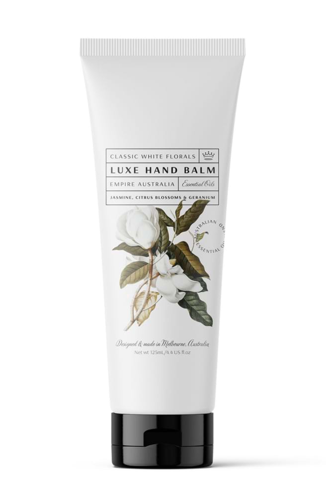 Classic White Florals Hand Balm 125ml