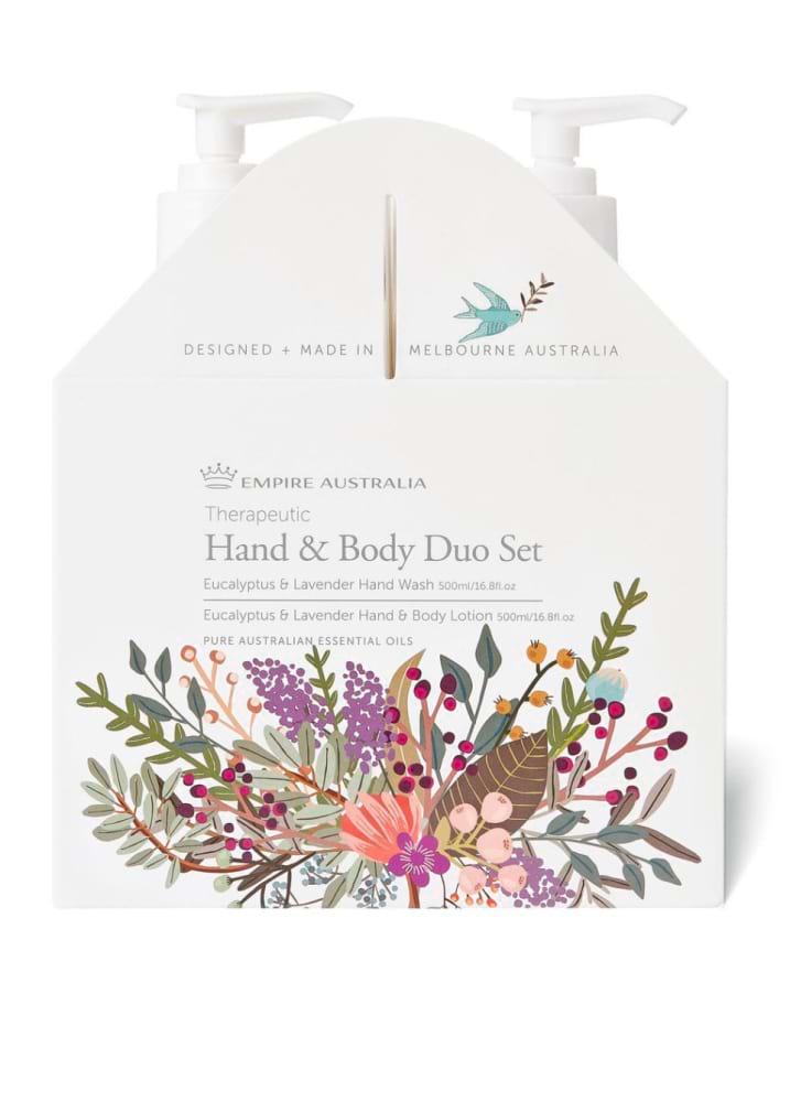 Eucalyptus & Lavender Hand/Body Care Duo 500ml