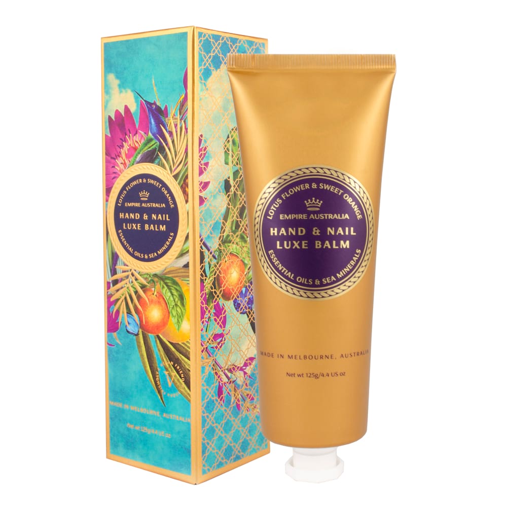 Lotus Flower & Sweet Orange Oil Hand & Nail Balm 125g