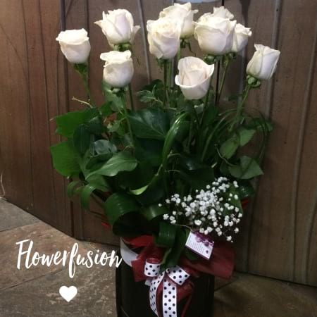 Roses in a Hatbox